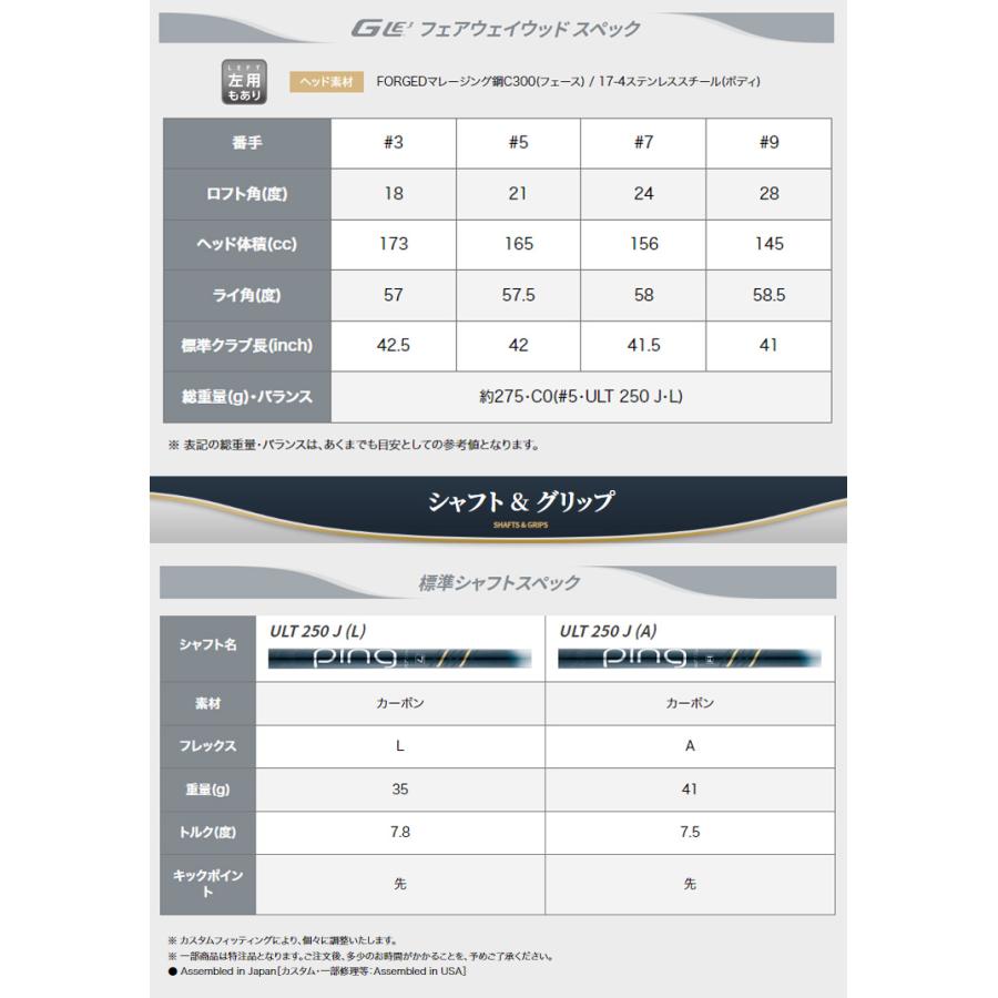 PING (特注 納期1-2週) ピンゴルフ G-Le3 ジーエルイー3 PING (特注 納期1-2週) ピンゴルフ G-Le3 ジーエルイー3