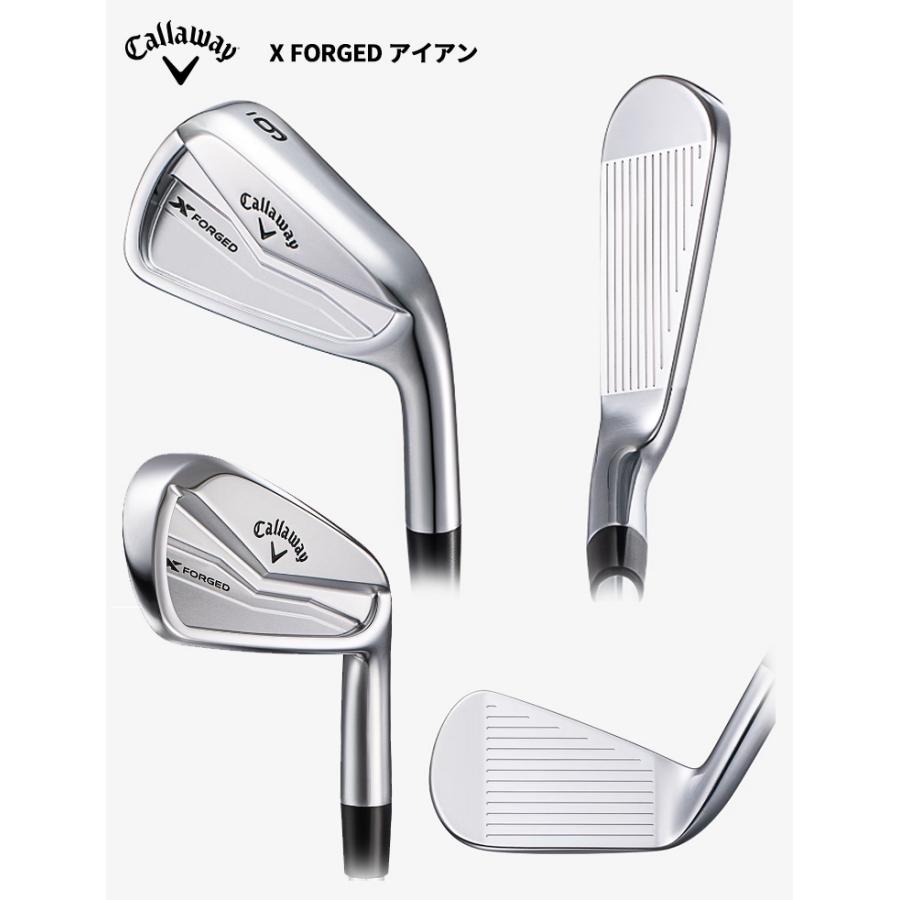 (特注完成品) キャロウェイ エックス フォージド(X-FORGED) アイアンセット(6本 #5-9,Pw) ダイナミックゴールドHT シャフト 2024年モデル(日本正規品)｜golf7｜04