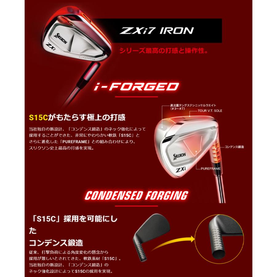 ZXi (特注完成品) ダンロップ スリクソン ZXi7アイアンセット(6本 #5-9