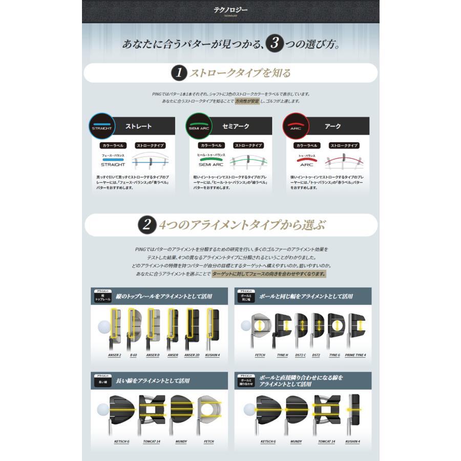 PING（ピン） (クリアランス) ピンゴルフ PING-2024パター(Anser2