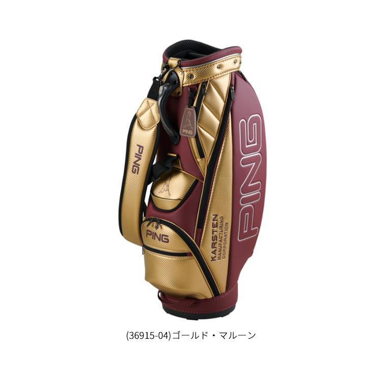 ピンゴルフ PU スポーツ キャディバッグ CB-U2303 (9インチ 3.7kg) メンズ 2023年モデル PU キャディバッグ CB スポーツ メンズ ブラック ping