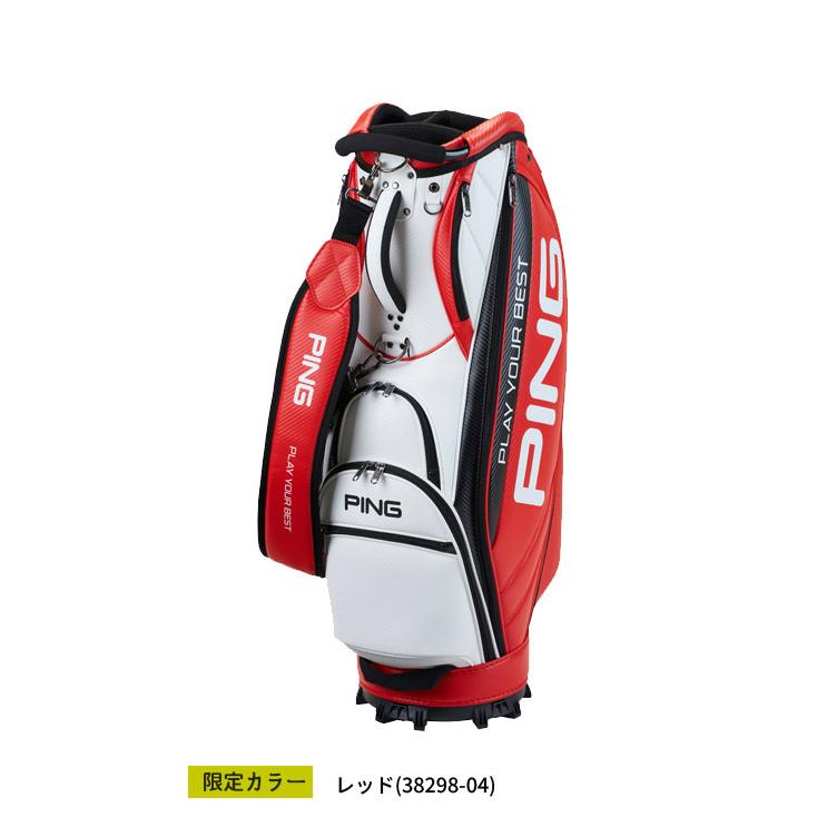 PING キャディバッグ ホワイト　CB-U 2502 SOFT PU キャディバッグ CB-U2502 ソフトPU ホワイト 38298-01 [5分割 /約3.2kg