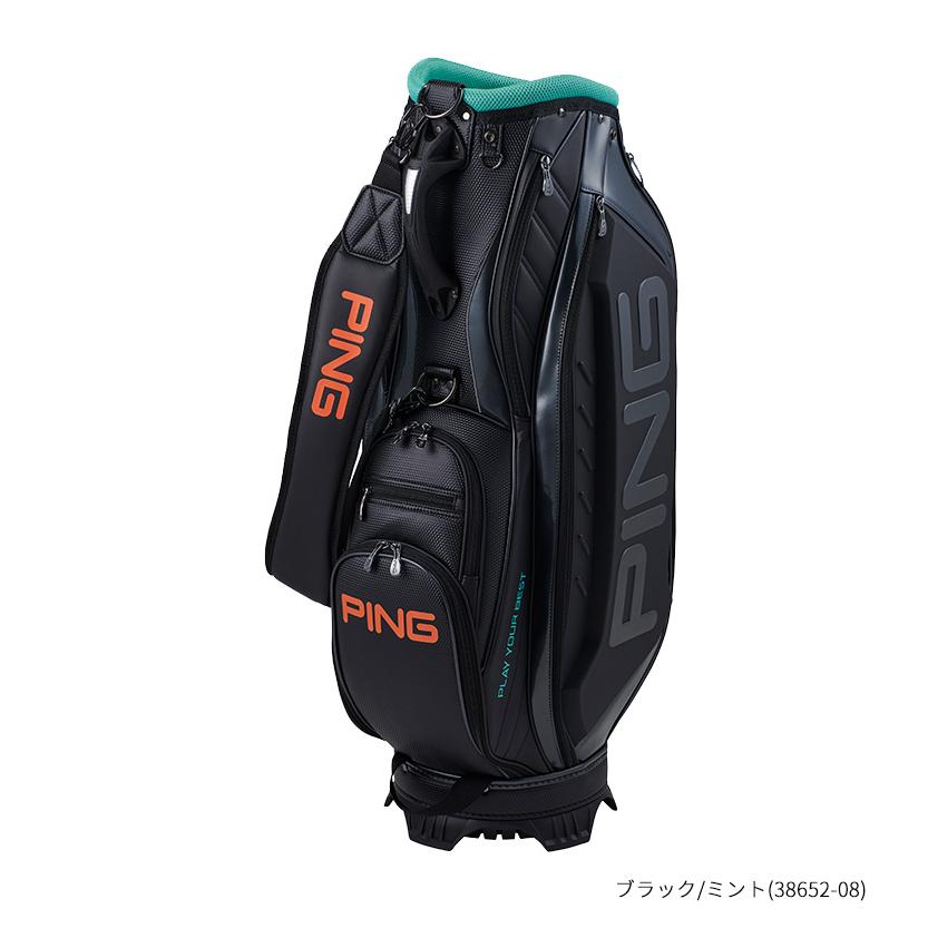 【極美品】PING オーセンティックカート ゴルフ キャディバッグ 9型 現行 ピン キャディバッグ CB-U2504 オーセンティックカート カート型 9型