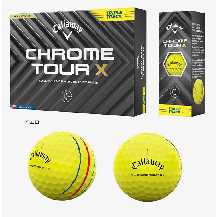 Callaway 【3ダースセット】キャロウェイゴルフ クロムツアーX(CHROME 