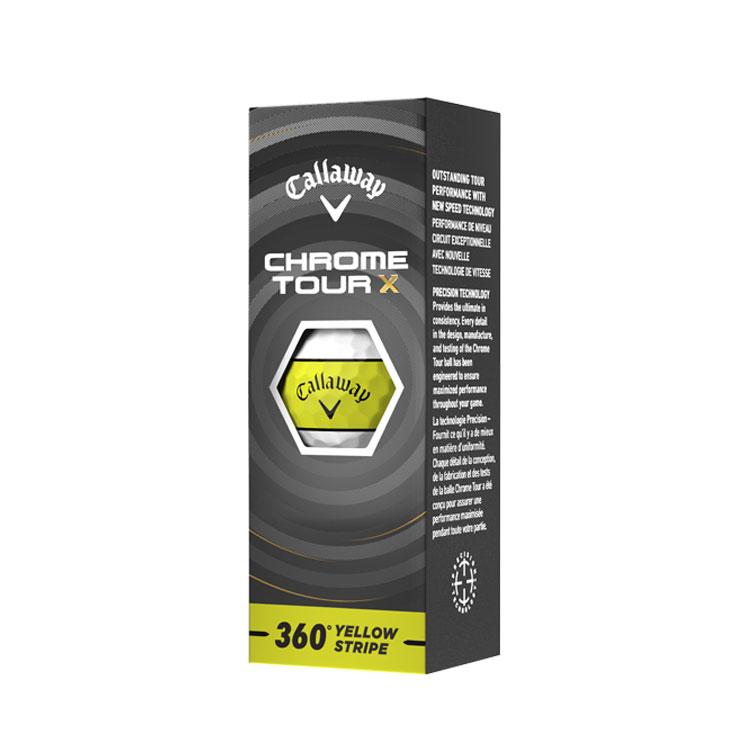 Callaway Chrome TourＸ　 イエロー　2ダース Callaway（キャロウェイ） 【2ダースセット】キャロウェイゴルフ