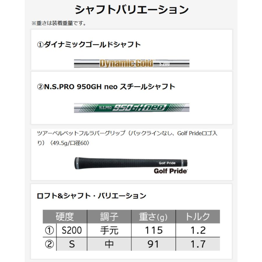 ダンロップ(DUNLOP) クリーブランドゴルフ RTX6 ZIPCORE ブラックサテン ウエッジ ダイナミックゴールドシャフト メンズ 2023年モデル(日本正規品)｜golf7｜09