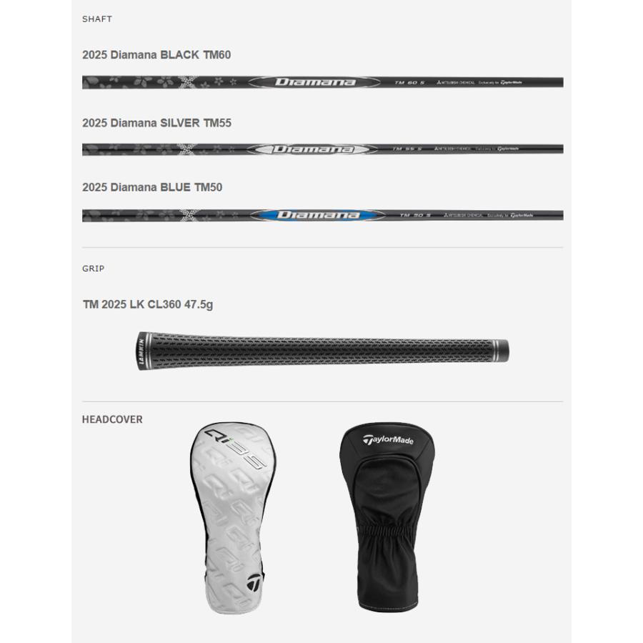 (クリアランス)テーラーメイド(TaylorMade) Qi35 ドライバー ディアマナブルーTM50 シャフト 2025年モデル(日本正規品)_6