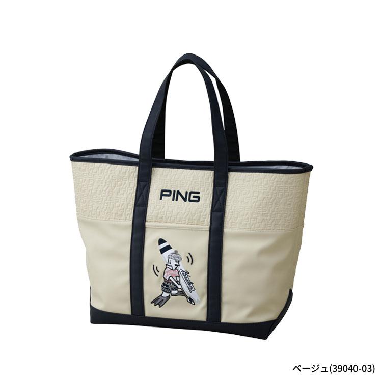 新品2026年限定品ピンミスターピンサーフトートGB-N2601 BK PING（ピン） (限定品)ピンゴルフ(PING) ミスターピン(MR.PING) サーフ