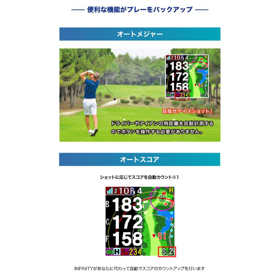 ShotNavi Infinity ゴルフ用距離計 ShotNavi（ショットナビ） INFINITY インフィニティ 腕時計型ゴルフ用