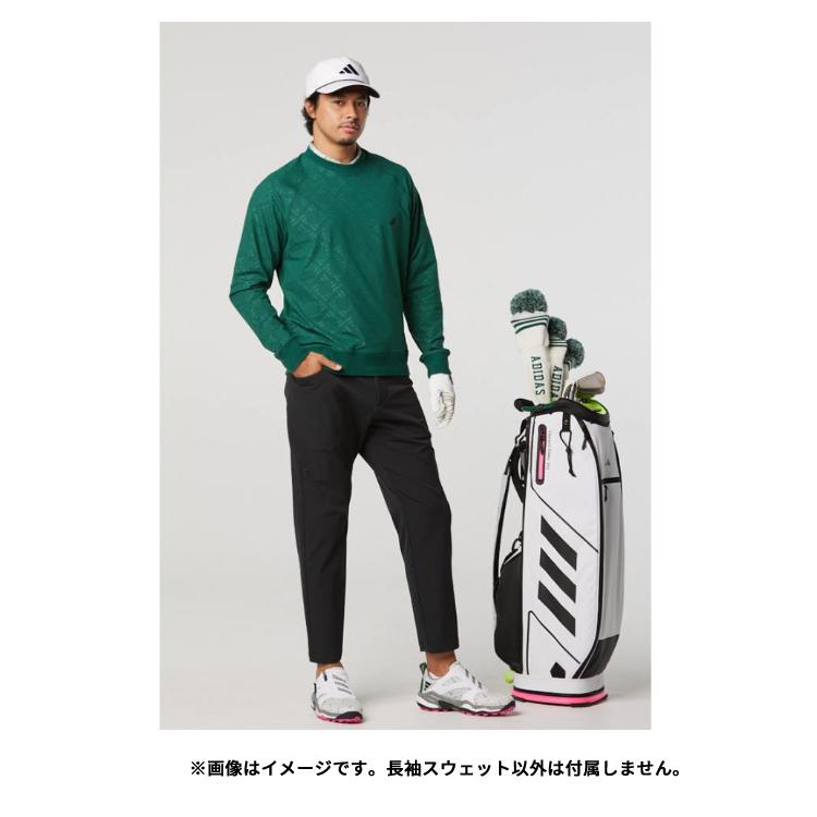 adidas アディダスゴルフ クルーネック エンボスプリント adidas アディダスゴルフ クルーネック エンボスプリント