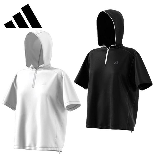 【新品★M】アディダスゴルフ 2点SET UVカットパーカー＆撥水ラップスカート adidas（アディダス） (クリアランス) ゴルフ アディゼロ 撥水 ハーフ