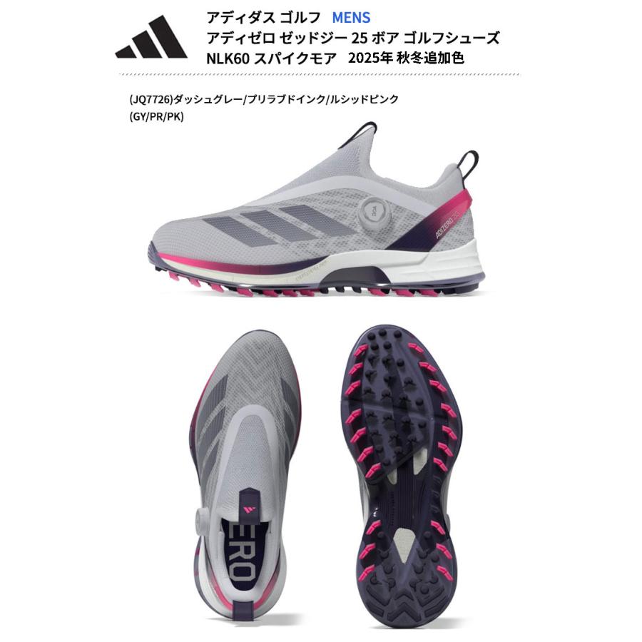 adidas ゴルフシューズ グレー/パープル ADIDAS GOLF レディース
