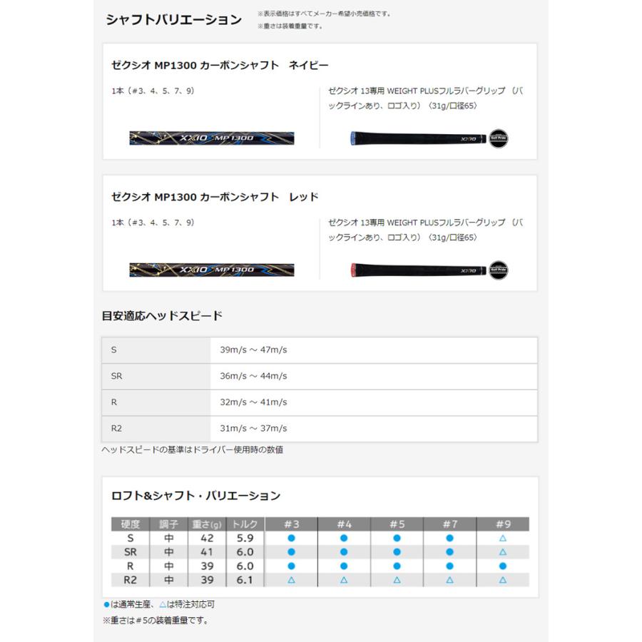 (クリアランス)ダンロップ(DUNLOP) ゼクシオ13(XXIO13) フェアウェイウッド(レッド) ゼクシオMP1300 シャフト 2023年モデル(日本正規品)_7