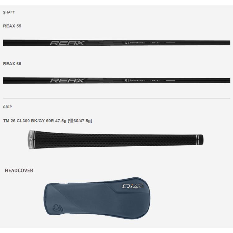 Qi4D テーラーメイド(TaylorMade) フェアウェイウッド REAX(55/65