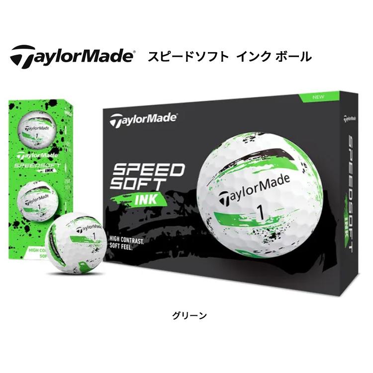 SPEEDSOFT INK スピードソフトインクゴルフボール中古品24個 テーラーメイド（TAYLORMADE）（メンズ）ゴルフボール スピードソフト