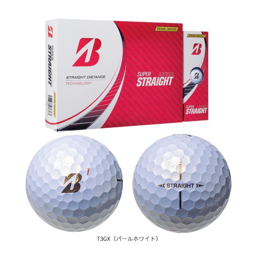 【2ダースセット】ブリヂストン スーパーストレート ゴルフボール 2ダース(24球) 2023年モデル 【日本正規品】｜golf7｜04