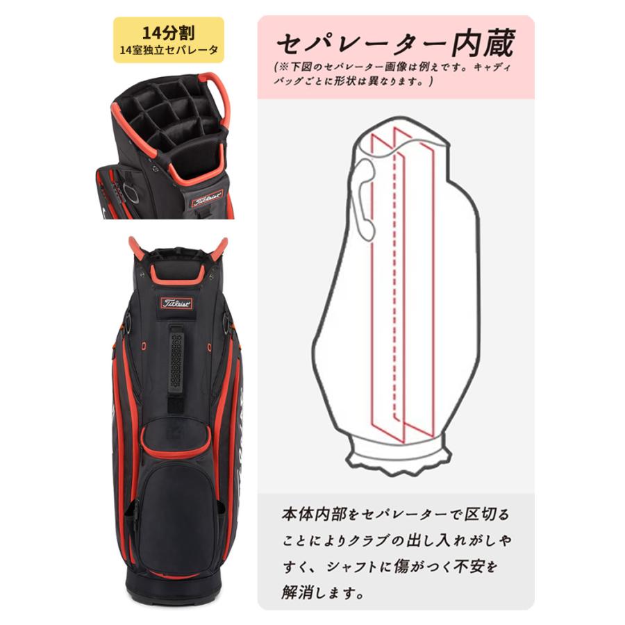 Titleist（タイトリスト） カート14 キャディバッグ TB22CT6 (10型