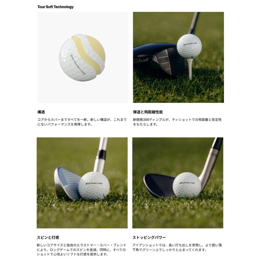 2026年モデル　タイトリスト　ツアーソフト ゴルフボール 2ダース Tour Soft 【2ダースセット】タイトリスト(Titleist) 2026 ツアー