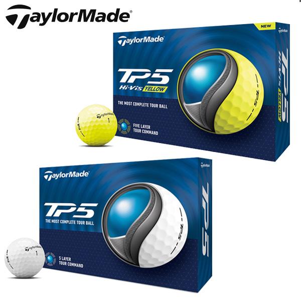 TaylorMade TP5 ゴルフボール 12個入り TaylorMade テーラーメイド ゴルフボール 1ダース 12個入 TP5