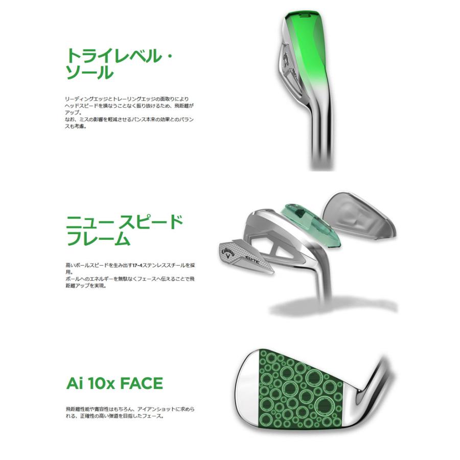 Callaway キャロウェイ(Callaway) エリートX(ELYTE-X)アイアンセット(5