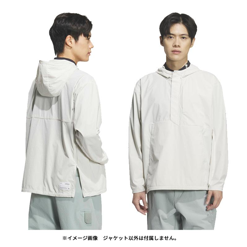 (クリアランス)アディダス ゴルフ(adidasGOLF) 接触冷感 撥水 リフレクティブ付き アノラックフーディージャケット WU946 メンズ ゴルフウェア 2026年春夏