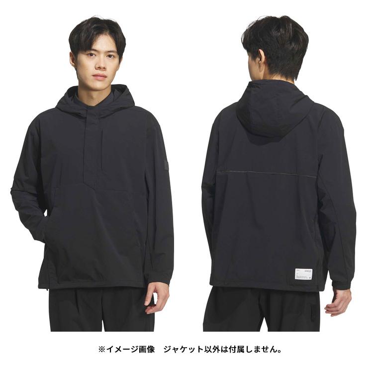 (クリアランス)アディダス ゴルフ(adidasGOLF) 接触冷感 撥水 リフレクティブ付き アノラックフーディージャケット WU946 メンズ ゴルフウェア 2026年春夏