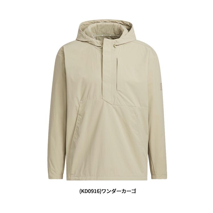 (クリアランス)アディダス ゴルフ(adidasGOLF) 接触冷感 撥水 リフレクティブ付き アノラックフーディージャケット WU946 メンズ ゴルフウェア 2026年春夏