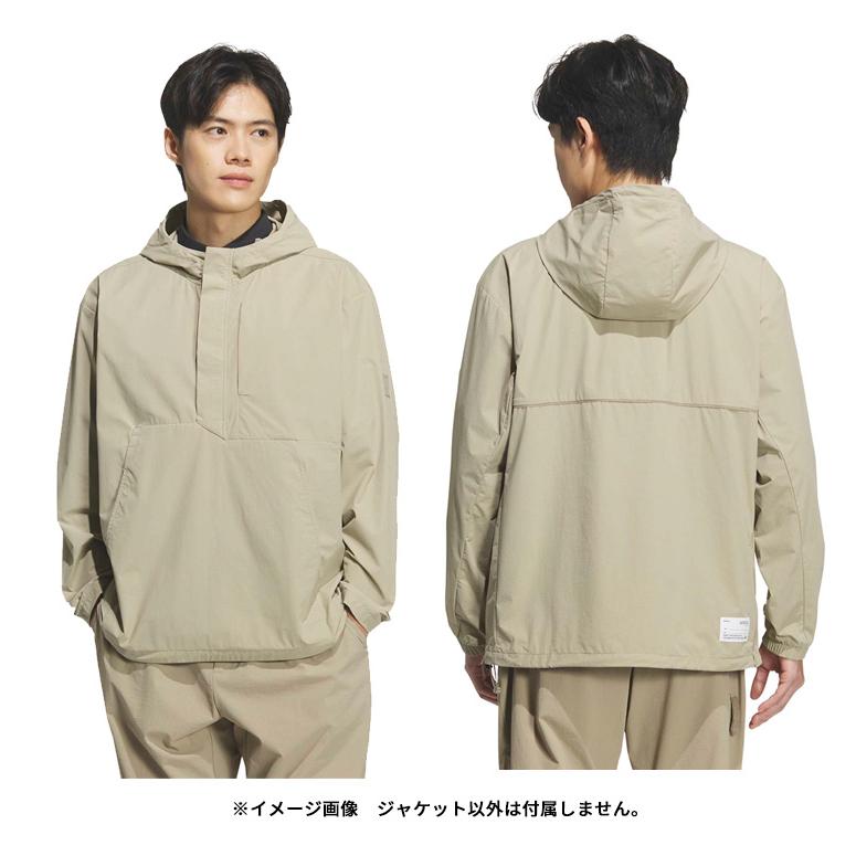 (クリアランス)アディダス ゴルフ(adidasGOLF) 接触冷感 撥水 リフレクティブ付き アノラックフーディージャケット WU946 メンズ ゴルフウェア 2026年春夏