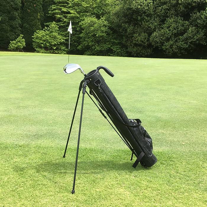 パイソン柄 蛇柄 型押し セルフスタンド クラブケース クラブバッグ