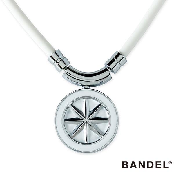 BANDEL（バンデル） ヘルスケア ネックレス アース ホワイトxシルバー
