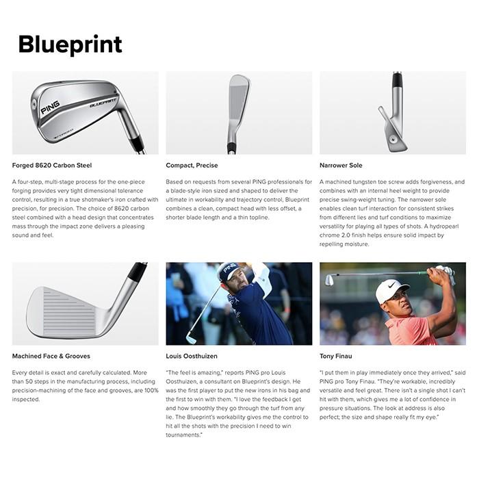 美品　BLUEPRINT | S | MODUS 3 TOUR 105 5-W Amazon.co.jp: ピン PING ブループリント S アイアン(5本セット) N.S.