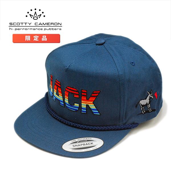 格安人気 スコッティキャメロン ジャック ザ ドンキー スナップバック キャップ ネイビー フリーサイズ Jack The Donkey Rope Cap Navy 現金特価 Studiostodulky Cz