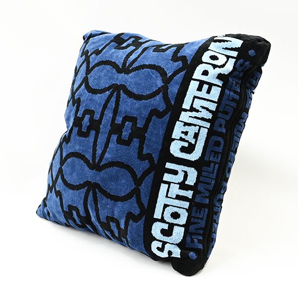 スコッティ キャメロン スコッティドッグ ウォールペーパー ピロー ネイビー SCOTTY CAMERON Scotty Dog Wallpaper Pillow NAVY 017306 クッション 枕_2