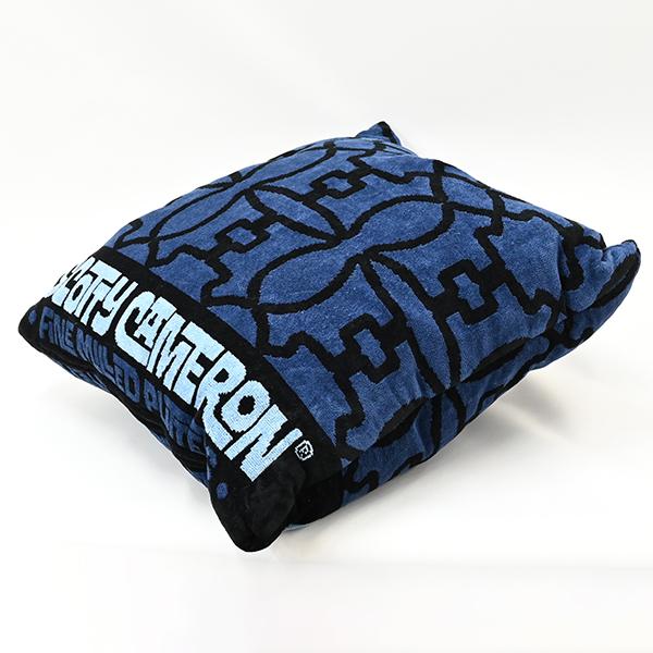 スコッティ キャメロン スコッティドッグ ウォールペーパー ピロー ネイビー SCOTTY CAMERON Scotty Dog Wallpaper Pillow NAVY 017306 クッション 枕_3