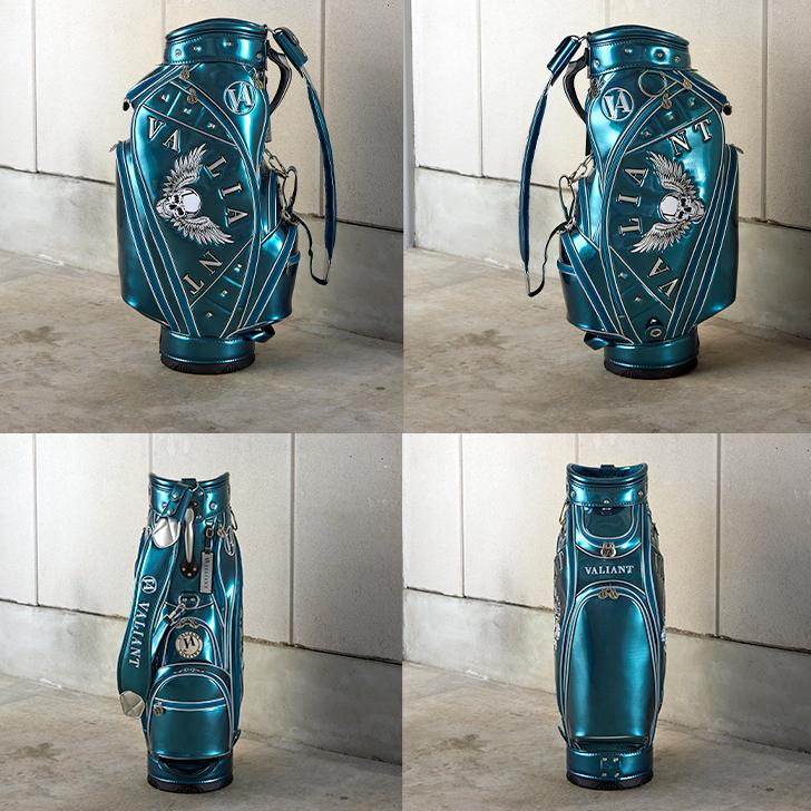 サンプル VALIANTゴルフ スカル 限定キャディバッグ BK×GY シェリフ サンプル VALIANTゴルフ スカル 限定キャディバッグ BK×GY シェリフ