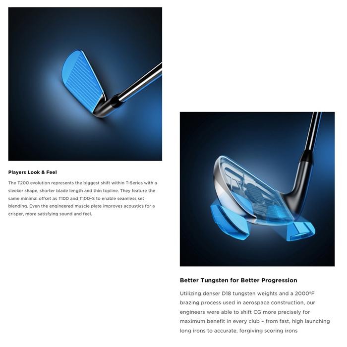 Titleist（タイトリスト） ゴルフ T200 アイアンセット 6本組 (5-Pw