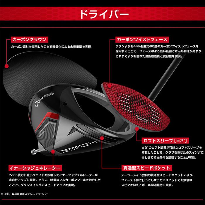 TaylorMade（テーラーメイド） ステルス ドライバー TENSEI RED TM50