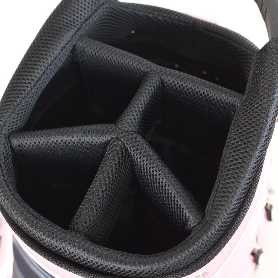 and per se ゴルフキャディバッグ 黒 and per se（アンパスィ） キャディバッグ AUS7012 9型 ロゴデザイン