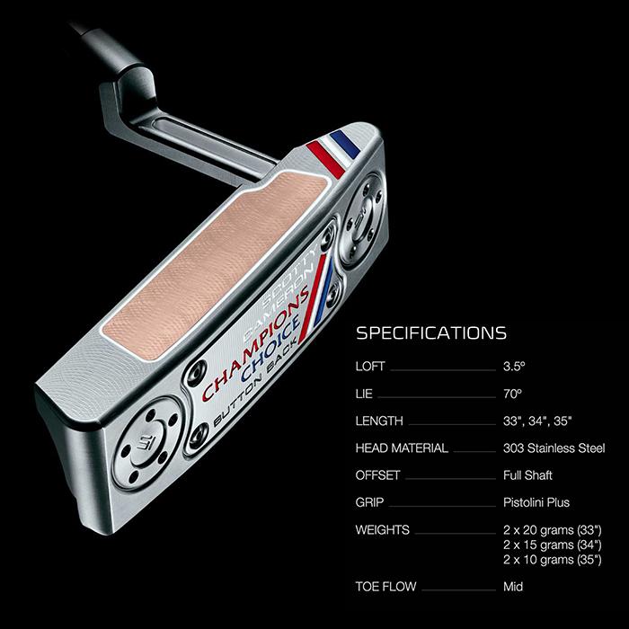 スコッティキャメロン チャンピオンズ チョイス ボタンバック ニューポート2 プラス 2023 限定 パター ScottyCameron Champion Choice NEWPORT2 Plus｜golfaholics｜05