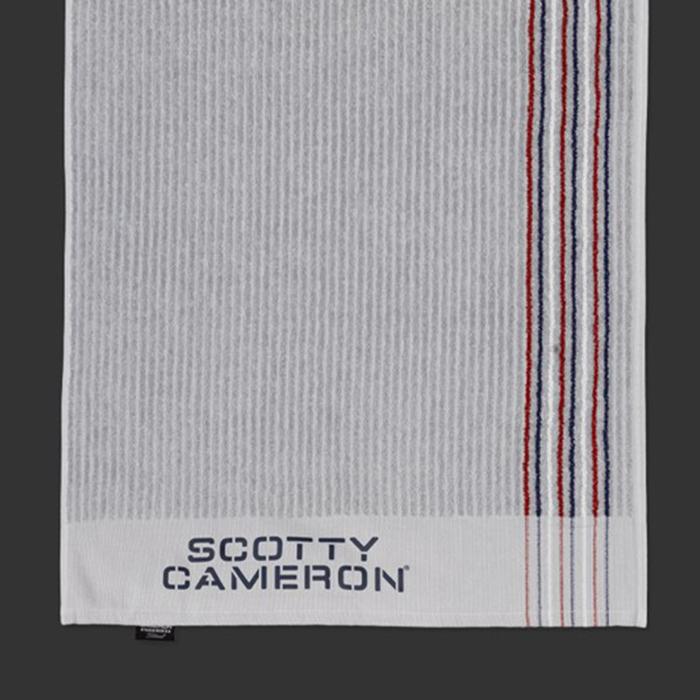 スコッティキャメロン ビンテージ キャディタオル 限定 ラウンドタオル USAストライプ/ グレー Scotty Cameron Vintage Caddie Towel 105153 ヴィンテージ｜golfaholics｜03