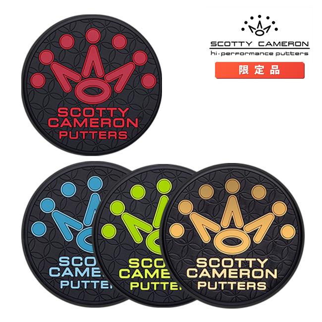 スコッティキャメロンフェスティバル限定　サークルTウッドコースター　ブラック SCOTTY CAMERON スコッティキャメロン 7ポイントクラウン ラバー