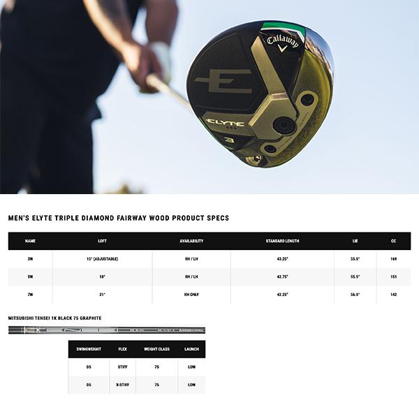 Callaway キャロウェイ エリート ELYTE ◇◇◇ トリプル Callaway キャロウェイ エリート ELYTE ◇◇◇ トリプル