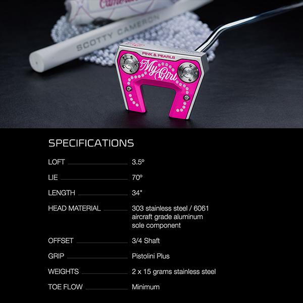 2025 スコッティーキャメロン　マイガール 2025 Scotty Cameron My Girl Pink & Pearls Phantom 5 Prototype