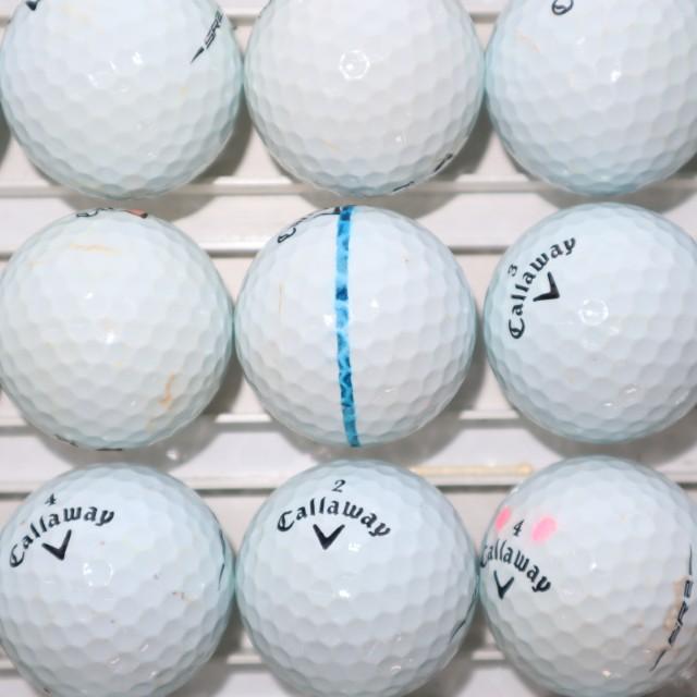 Callaway 25個 キャロウェイ SRシリーズ混合 Bランク ホワイト