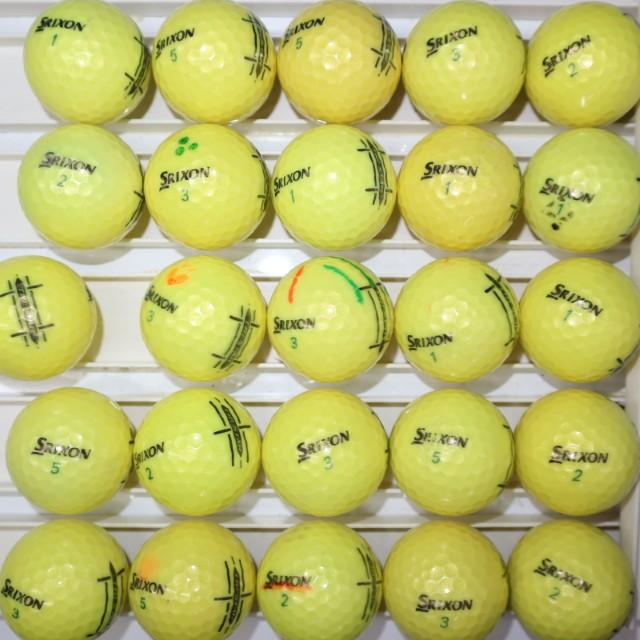 SRIXON 25個 スリクソン トライスター イエロー Bランク ダンロップ