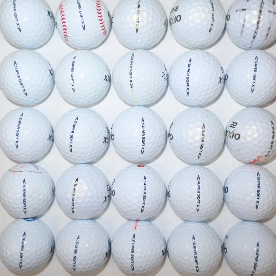 送料無料 ゼクシオ スーパーソフトX 25個 Bランク XXIO SUPER SOFT X ダンロップ 中古 ロストボール