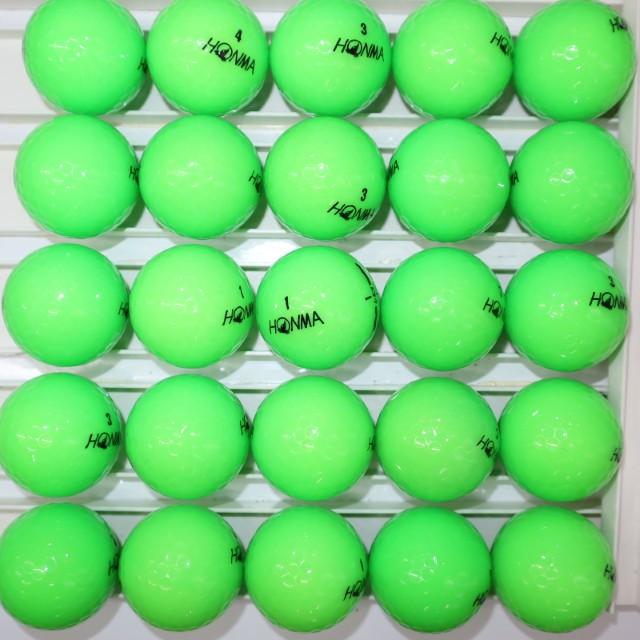 Aランク 25個 2024年モデル D1 良品 グリーンカラー ホンマ ホワイト  HONMA ロストボール ゴルフボール 送料無料 snt | HONMA D1 | 04