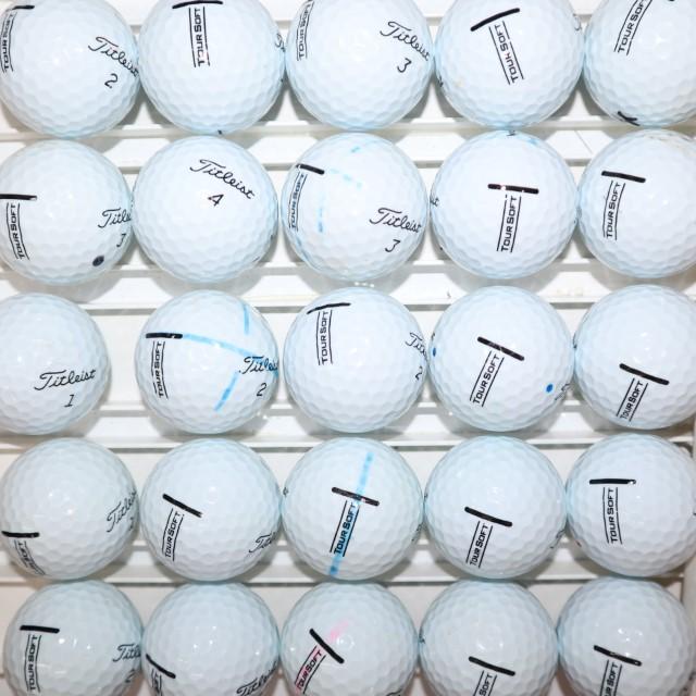 25個 2022年モデル タイトリスト ツアーソフト Bランク TITLEIST  TOURSOFT 中古 ロストボール 送料無料｜golfandreuse｜03