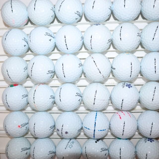 36個 タイトリスト ツアーソフト Bランク TITLEIST  TOURSOFT 中古 ロストボール 送料無料｜golfandreuse｜03