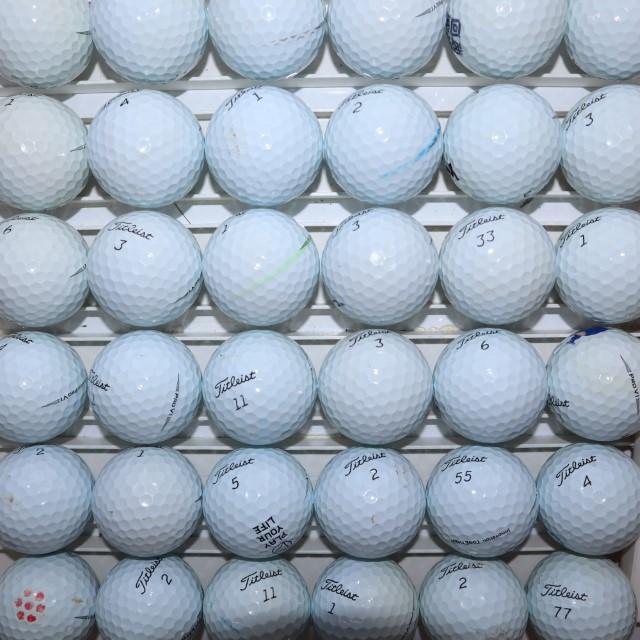 36個 プロV1 2019年〜2020年モデル prov1 '19 Bランク 白 タイトリスト 中古 ロストボール 送料無料｜golfandreuse｜07